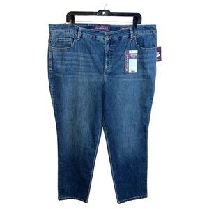 Gloria Vanderbilt Jeans Women’s Size 20W Blue Slim Leg Flex Stretch 41x28